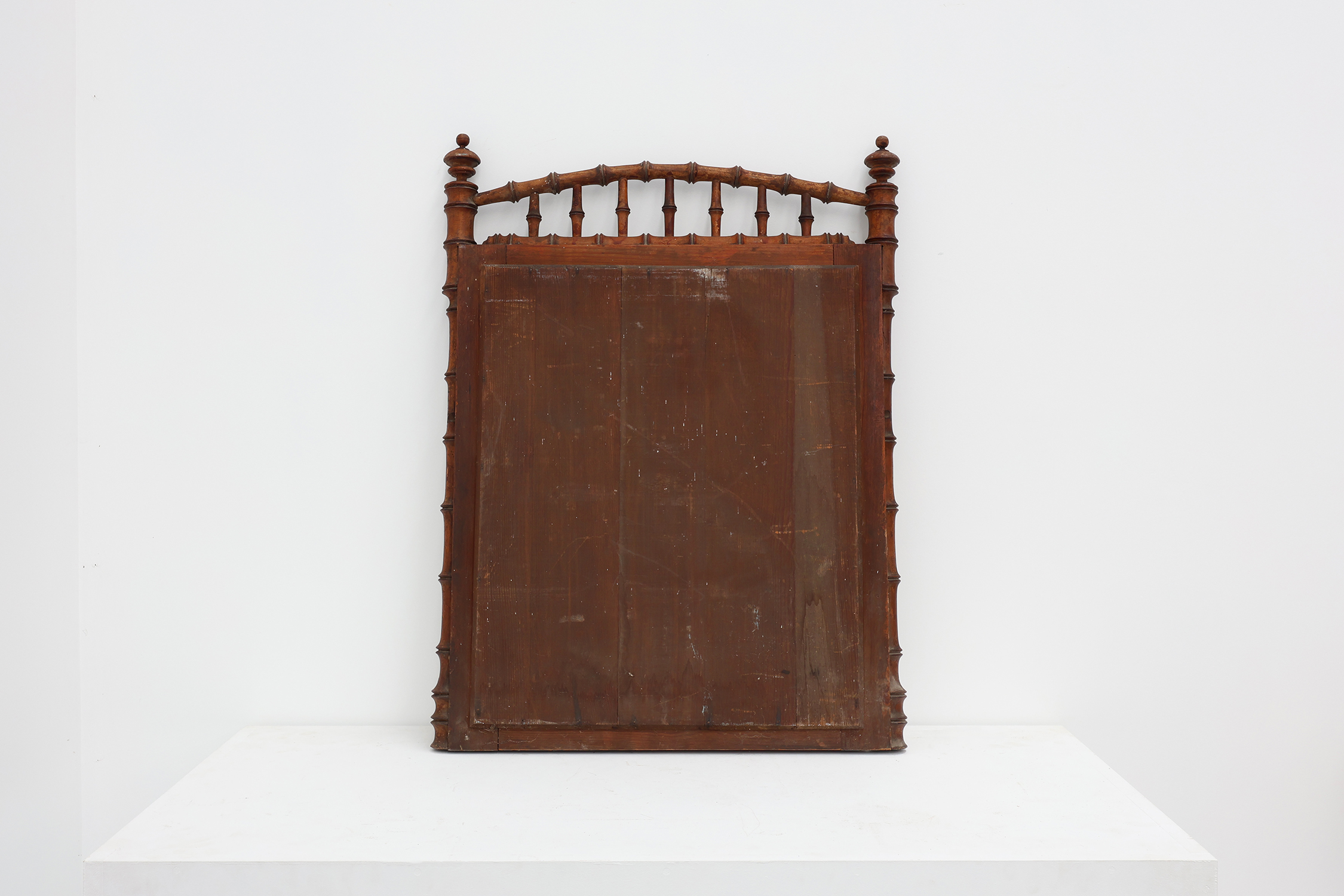 Antique 19th century faux bamboo mirror in wood, Francethumbnail